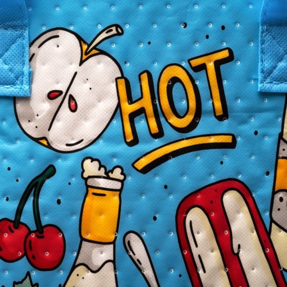 Reusable Insulated Grocery Bag with Zipper - Picture 5 of 5